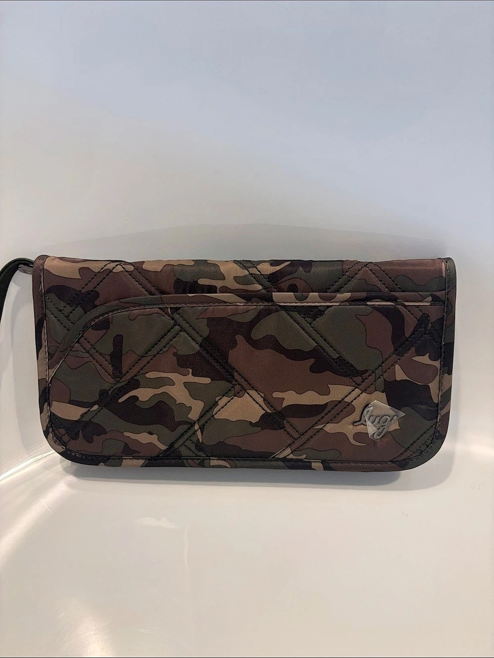Lug Tango SE Travel RFID Wallet Camo in Brown & Green